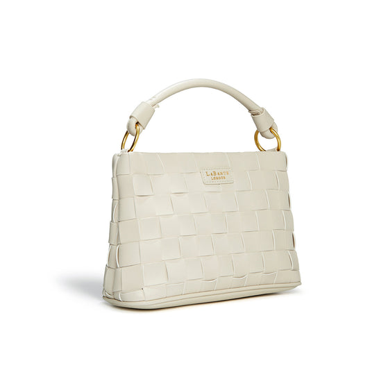 Bella White Vegan Mini Crossbody Bag (Pre-order for March 2025 delivery)-1
